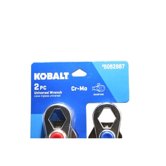 ✅KOBALT 2PC Adjustable Bone Wrench‎ CR-MO 5/16"-3/4" SAE & Metric 8-19MM✅ - Picture 2 of 8